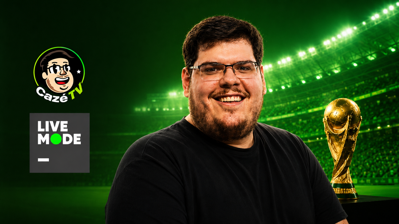 Cazé TV vira fenômeno de massa e põe o streaming no jogo grande da Copa
